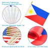 Newperlite Philippines Stick Flag Filipino Small Mini Hand Held Flags