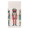 Peystean Cotton Towel, Hand-Drawn Nutcracker Soldiers Christmas Absorbent Soft Hand