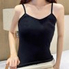 Brushed women's winter tank top ribbed inner basic sleeveless warm winter warm sleeveless pink / 기모 여자 겨울 나시 골지 이너 베이직 민소매 따뜻한 겨울 따뜻한민소매 핑크