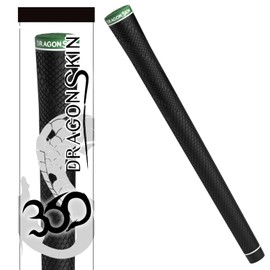 DragonSkinGrip Golf Grip 【2109 dimples for increased distance! 】 Men's Women's Iron Driver Non-slip 360 Version Hardness: Standard No back line 【Patented grip technology】