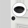 MOROBOR 4 Pack Closet Door Finger Pull, Steel Round Sliding