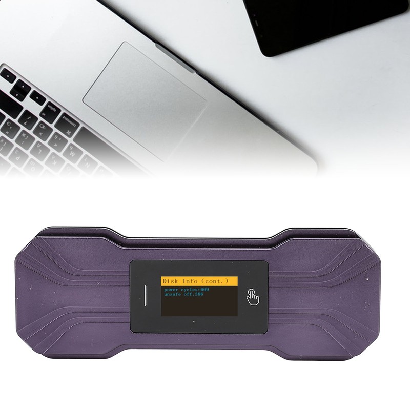 SSD Enclosure M.2 NVMe Visual Smart Mobile External Case 10