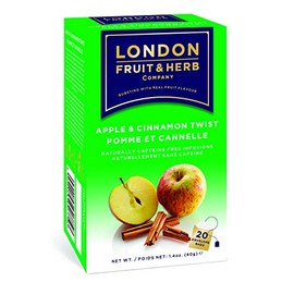 London Fruit & Herb Té Manzana Canela, 40g, caja de 20 sobres