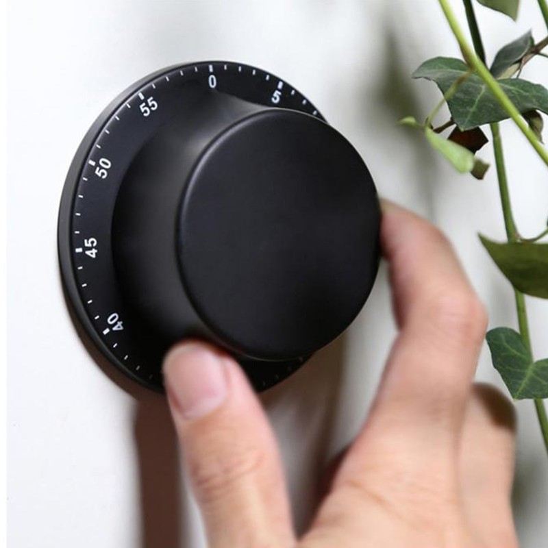 Mechanical Kitchen Timer Multifunctional Magnetic Stainless Steel Countdown Chef Cooking