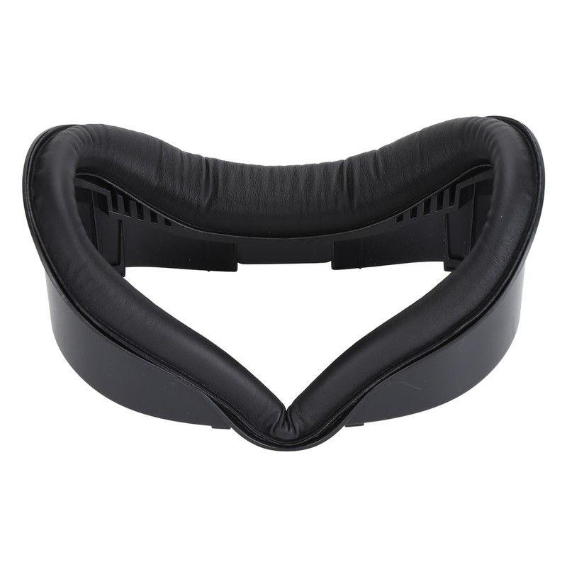 VR Face Pad Black Raised PU Leather Sweat Proof Light