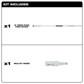 MILWAUKEE 5 Ft. High Flex Fish Stick