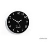 Reverse Wall Clock - Round Black Funny Clock - Backwards