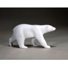 Polar Bear Sculpture by John Perry Pellucida "Free Standing" 10in