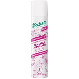 Batiste Trockenshampoo Sensible Kopfhaut Leichter Duft, 200 ml, dermatologisch getestet, sanft zur Kopfhaut, ohne Ausspülen, Haarpflegespray, leichte Formulierung für erfrischtes Haar, mit Aloe Vera