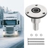 Aramox Stainless Steel Hull Outlet Exhaust Connector Straight Hull Exhaust