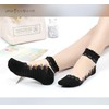 [Feiyda] 靴下 レディース 透明 花柄 ソックス 薄手 春夏用 綿底 通気性
