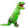 Adult T-Rex Inflatable Suit T-REX Cosplay Clothes (Green)