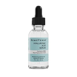 Hyaluronic Acid Serum 1 oz, 100% Pure Medical Grade Clinical Strength Hyaluronic Acid- Anti aging serum for your face, lips and décolleté. For dry skin and fine lines.