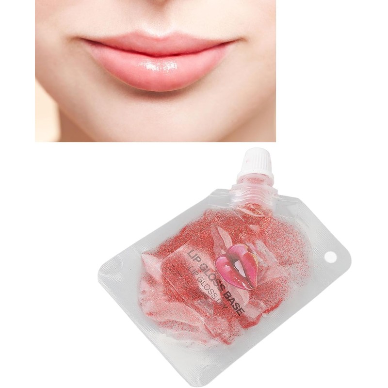 Clear Lip Gloss Base , Pearly Moisturizing 20ml Glitter Lip