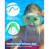 Freela 2 Pack Kids Swim Goggles with Nose Cover for
