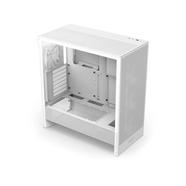 NZXT H Series H5 Flow 2024 RGB Edition ATX Mid Tower Chassis All White Color