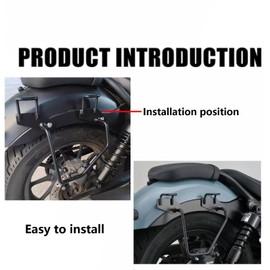 Side Saddlebags Brackets Support Fit for Honda Rebel CMX 500/300/250 2017-2023