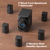 Bobtot Surround Sound Systems Wireless Rear Satellite Speakers - 800W