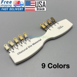 Unbranded Dental IPS Natural Die Material Shade Guide Ivoclar Vivadent ND1-9 Abutment USA