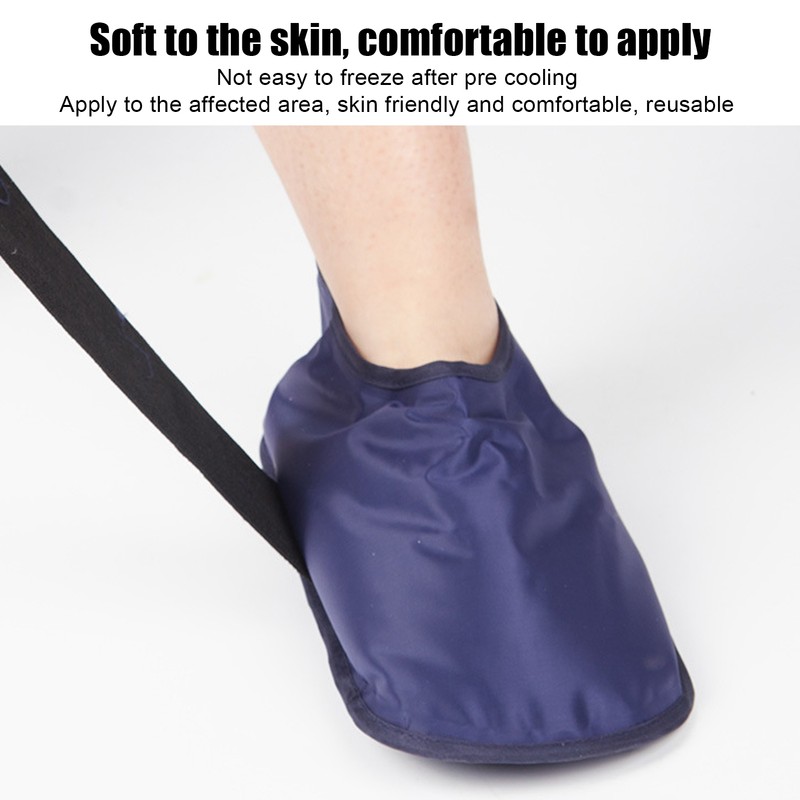 Ice Pack Slippers Foot Ice Pack Wrap for Foot Injuries