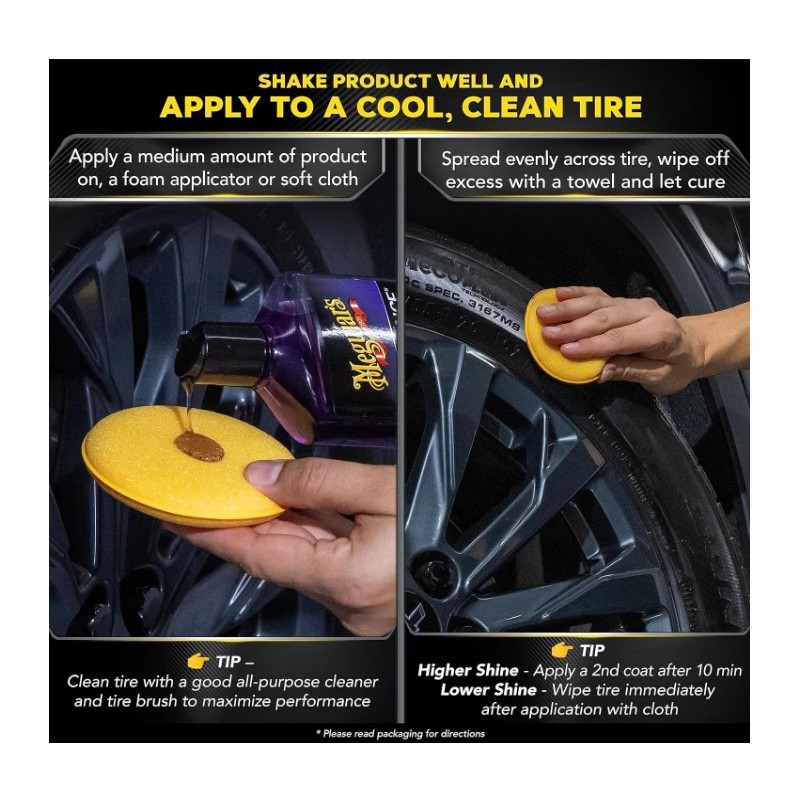 Meguiar's 2 Pack Meguiar’s Endurance Tire Gel - 16 Oz