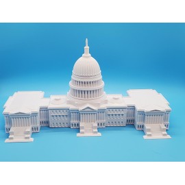 Large US Capital Building Replica by TheRoller3D (10 Inches Wide)