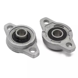 ReliaBot 2PC KFL000 ID10mm 장착 플랜지 블록 베어링 직경 선형 샤프트 로드 T10 리드 스크류용 자가 정렬 [2pcs KFL001(12mm)] ReliaBot 2PC KFL000 ID10mm Mounted Flange Block Bearing for Diameter Linear Shaft Rod T10 Lead Screw Self-Aligning [2pcs KFL001(12mm)]