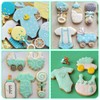 Baby Shower Cookie Cutter Set, 6 Pcs Baby shirt, rattle,