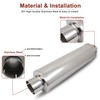DILENBLE 4" Inlet/Outlet Diesel Muffler Exhaust - 7x24" Body, 30"
