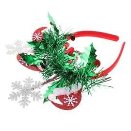 FOMIYES Christmas Headband Year Headdress for Festive Parties Comfortable Hair Accessories Stripes for Holiday Celebrations and Gatherings