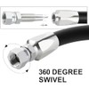 Peakloong 2PCS Reusable Hydraulic Fittings 1/4Inch ID Hydraulic Hose Field