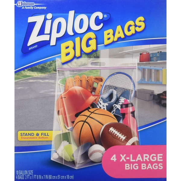 Ziploc Big Bag XL (4 Bags)
