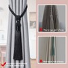 Pretty Jolly 2 Pack Long Tassel Curtain Tiebacks Handmade Braided