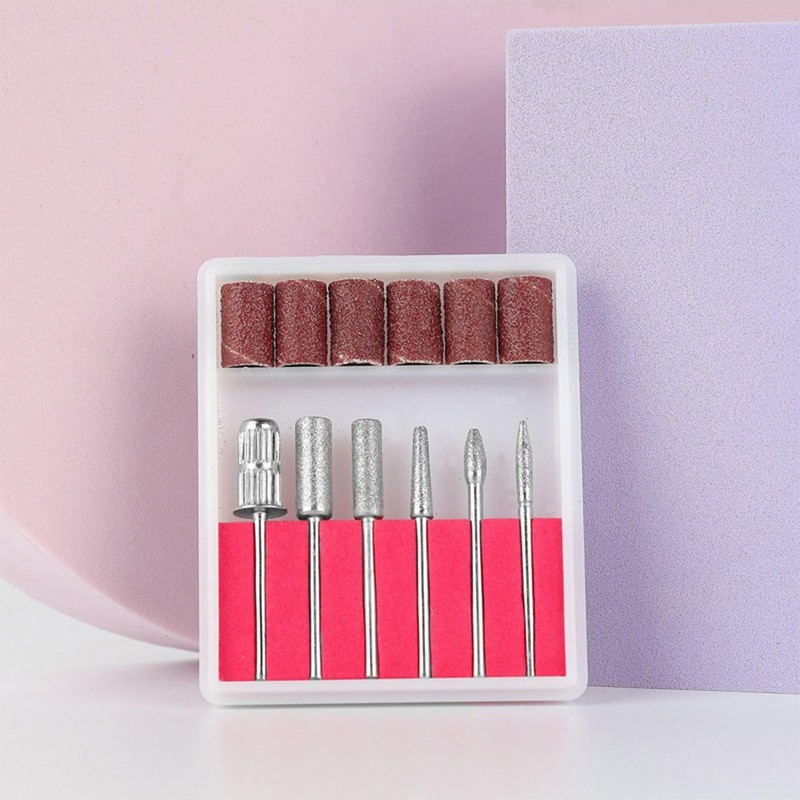 EUDUQ Pack of 17 Bits for Nail Cutter, Tungsten Carbide