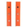 2Pcs Jaws Protection Cover ABS Multiple V Shape Grooves Magnetic