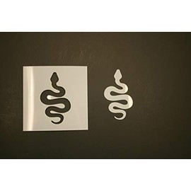 4" Snake Reusable Mylar Stencil - Art Supplies Crafts Scrapbooking Painting on The Wall Wood Glass