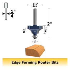 Bosch 85495M 5/16 In. Radius x 1/4 In.Shank Carbide Tipped Beading Bit