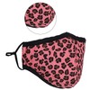 Washable Reusable 3 Layers Cotton Cloth - Pink - Leopard