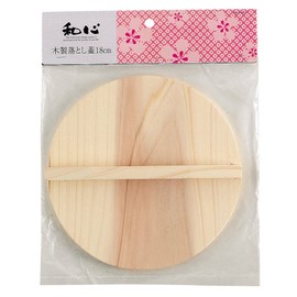 Pearl Metal Japanese Shin Wood Drop Lid, 7.1 inches (18 cm) C-2811