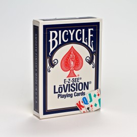 Bicycle Lo- Vision Playing Cards Blue Deck