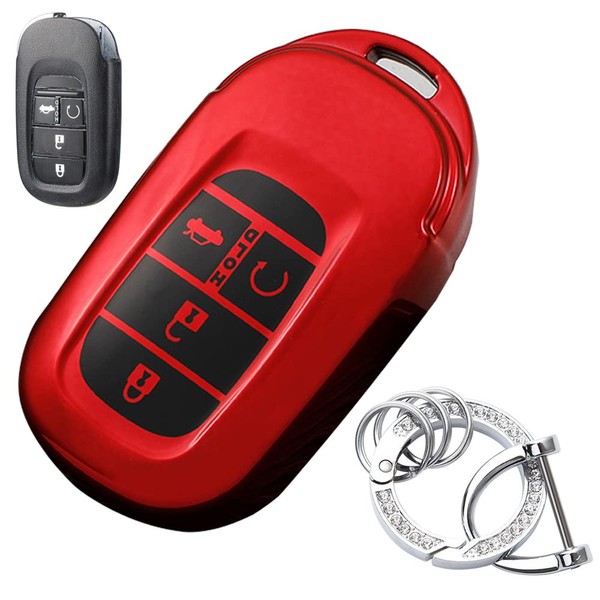 LETINGFAR Key Case, For Honda, Smart Key Case, Key Cover,