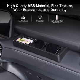 Unbranded Dashboard Sunglasses Holder Organizer Tray Fits Toyota Land Cruiser 2024-2025