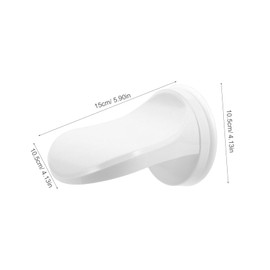 Ciieeo Thicker Floor Suction Foot Rest Bathing Foot Rest for Shower Leg Shaving Pedal