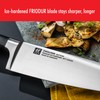 Zwilling All Star Hollow Edge Santoku Knife 7-inch, Razor-Sharp German