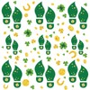 jollylife jollylife 504PCS St. Patrick's Day Decorations Leprechaun Footprints Floor