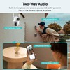 3k 6MP Security Camera Outdoor Dual Lens, 2.4Ghz WiFi 360°PTZ
