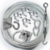 30m Catenary Overhead Wire Rope Kit – Galvanised Steel Cable/Line