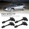 Bobina de Encendido para Automóvil, 4 Piezas ABS Bobina de