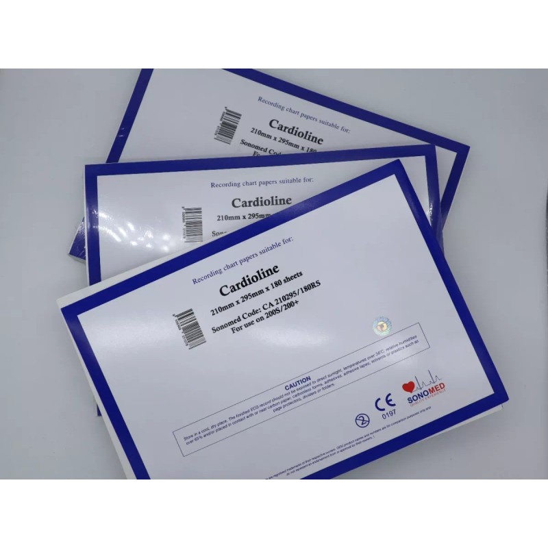 Sonomed Papel Térmico Ecg 210mm X 295mm X 180h En
