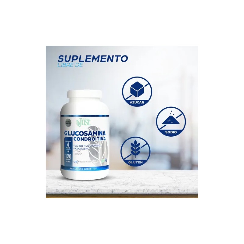 Glucosamina Condortina En Cápsulas Just Justfx 120 Caps